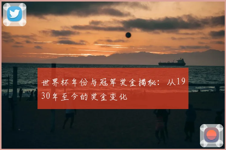 世界杯年份与冠军奖金揭秘：从1930年至今的奖金变化