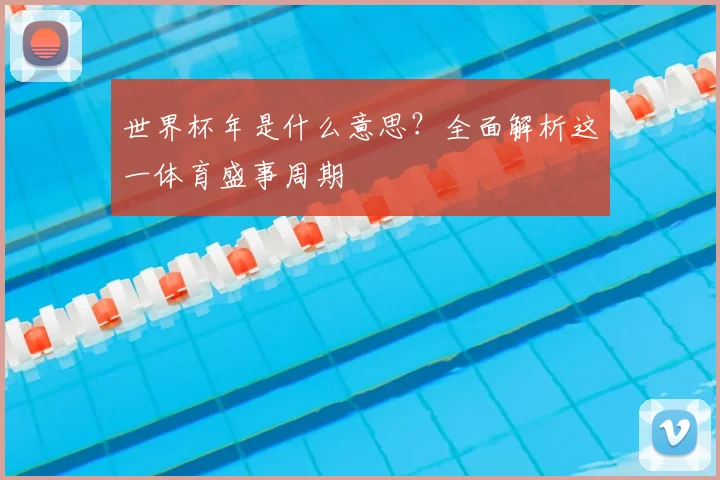 世界杯年是什么意思？全面解析这一体育盛事周期